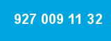 927 009 11 32 927 009 11 32